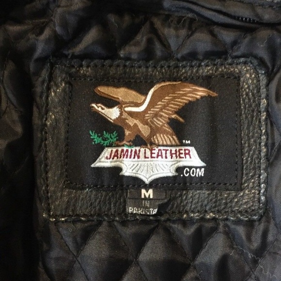 SOLD Jamin black leather fringe Motorcycle jacket - Picture 8 of 8